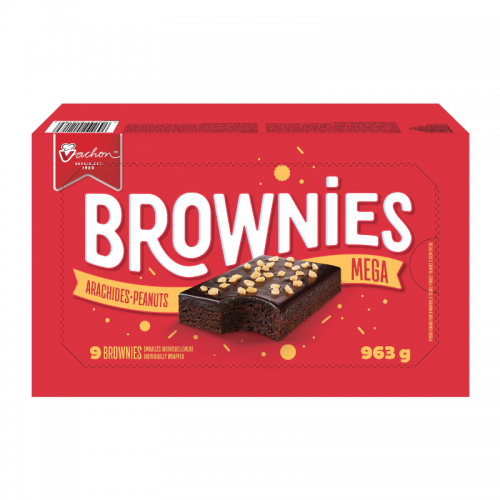Vachon Mega Brownies with Peanuts - Single Brownie