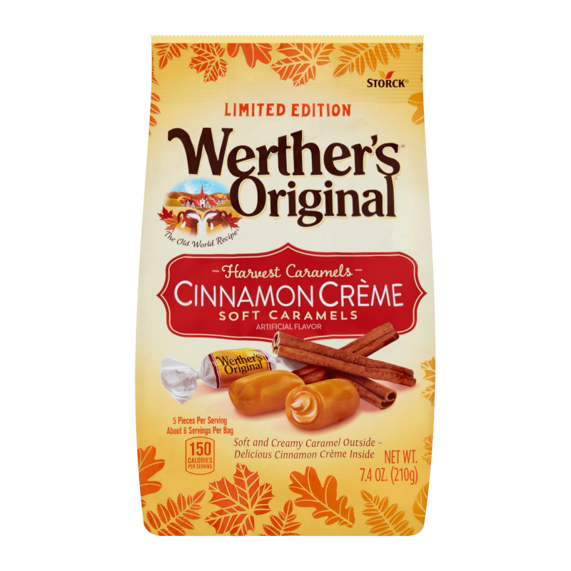 Werther's Original Cinnamon Crème Soft Caramels - 7.4oz (210g)